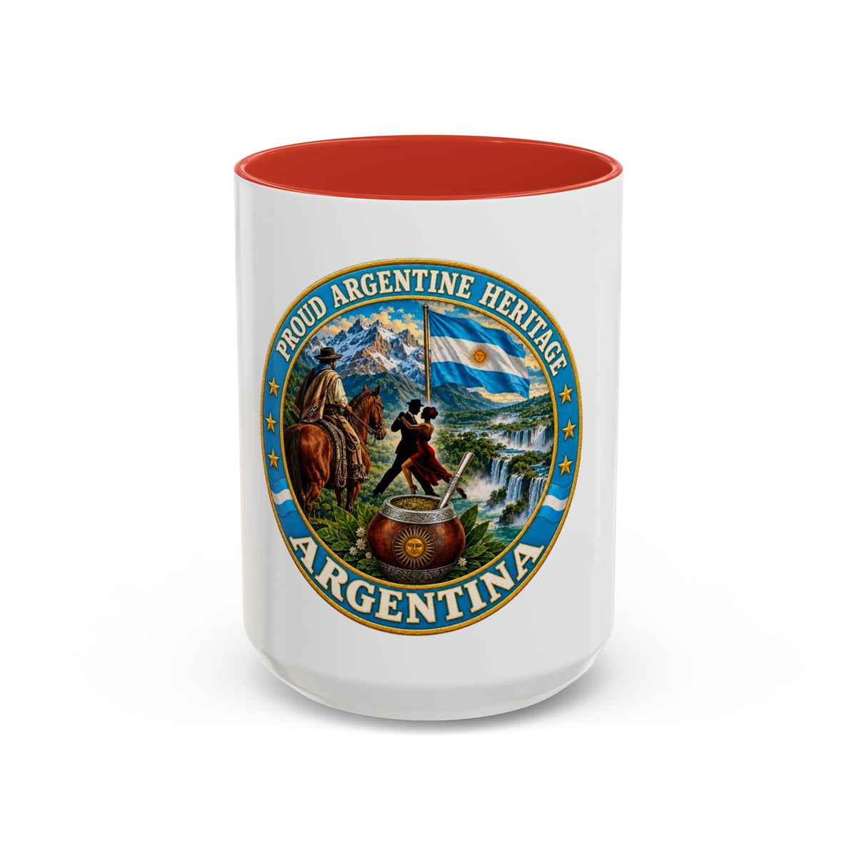 Argentina Heritage Coffee Mug — Proud Argentine Heritage Design (11/15oz)