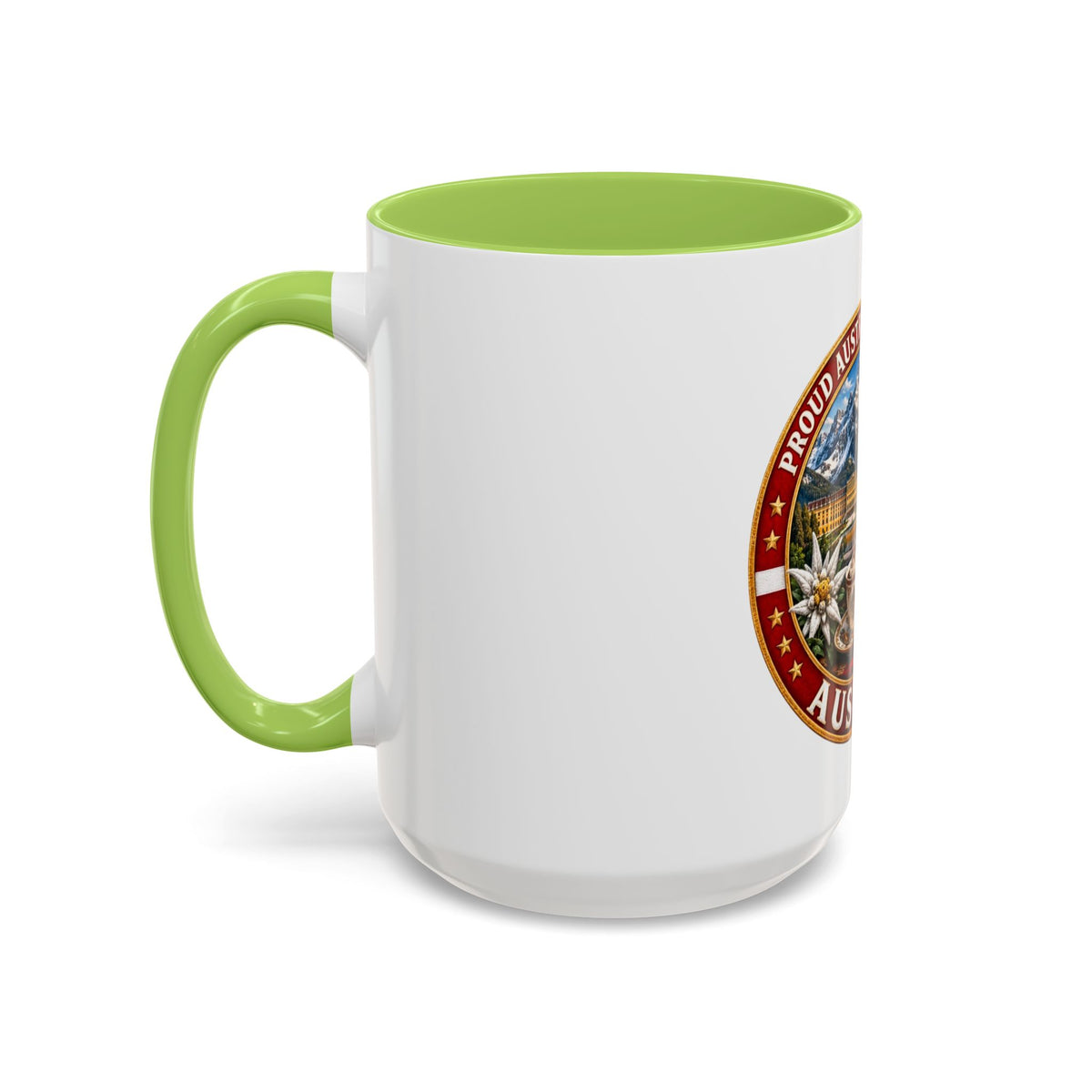 Austria Heritage Coffee Mug — Proud Austrian Heritage Accent Mug (11/15oz)