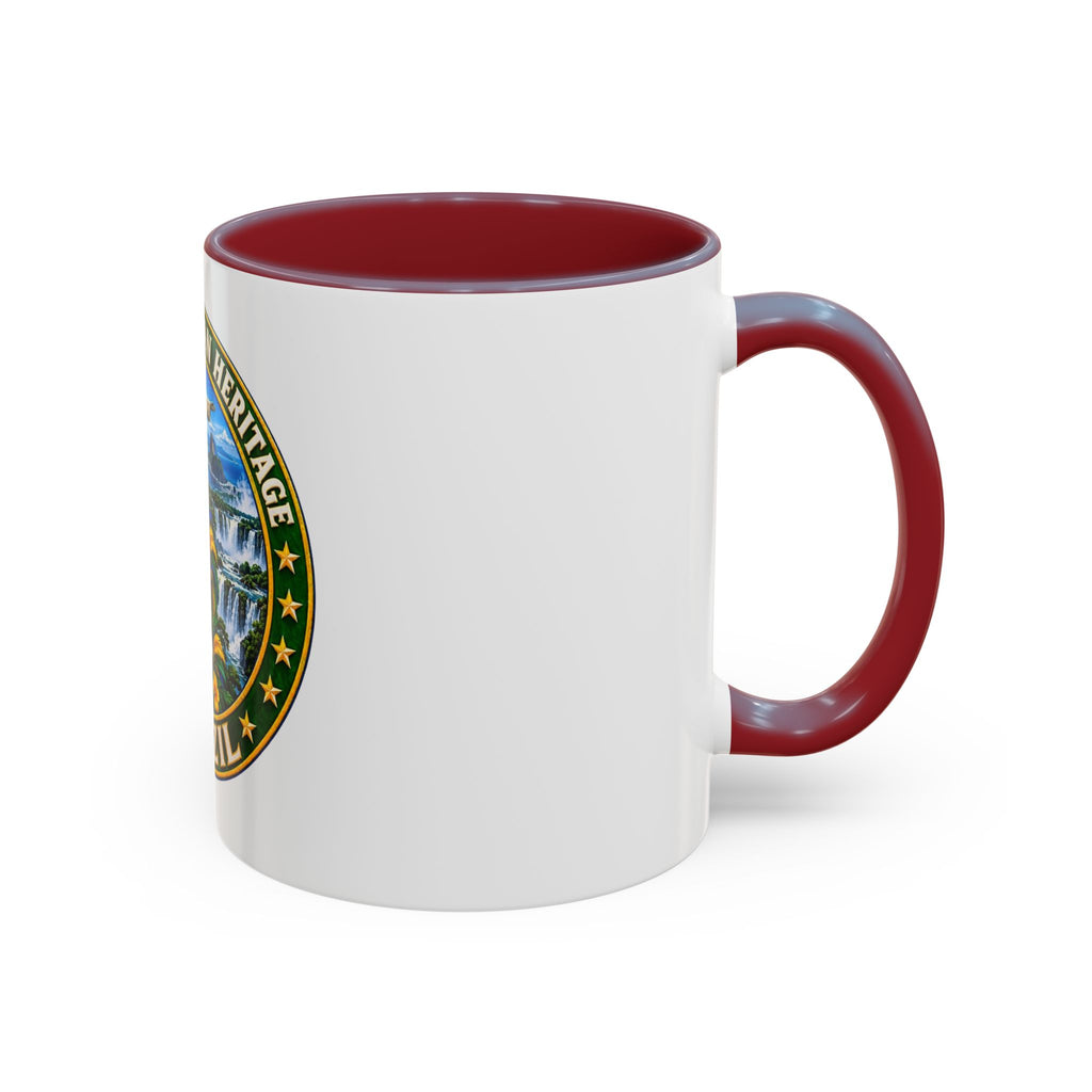 Brazil Pride Coffee Mug – "Proud Brazilian Heritage" Accent Ceramic Mug (11/15oz)
