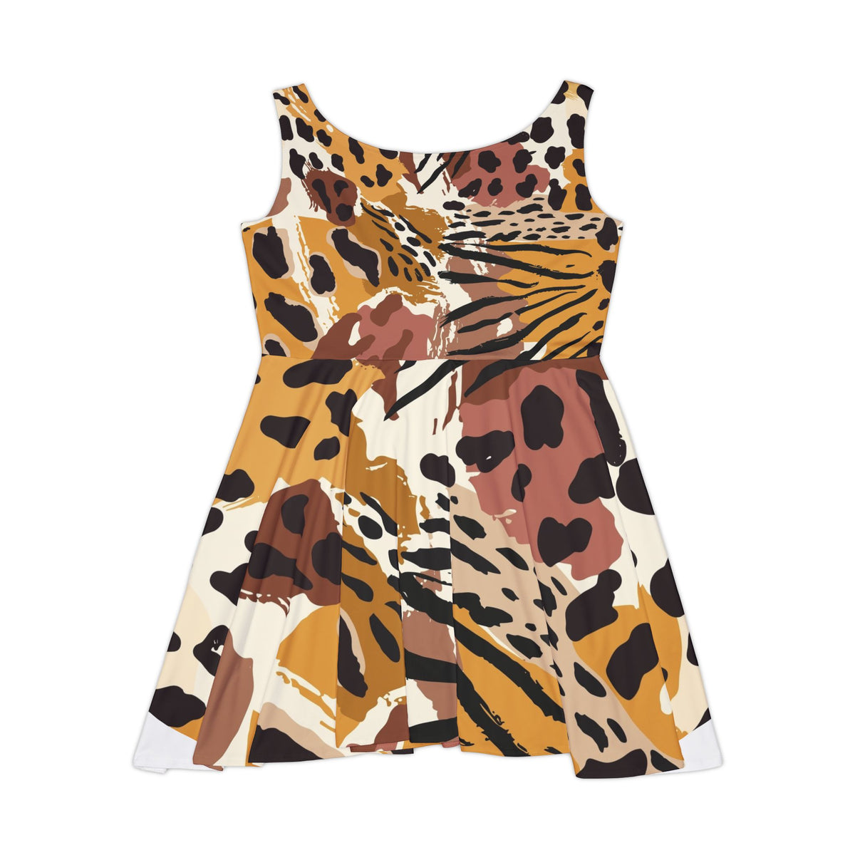 Printed Sun Skater Dress — Floral All-Over-Print Sundress
