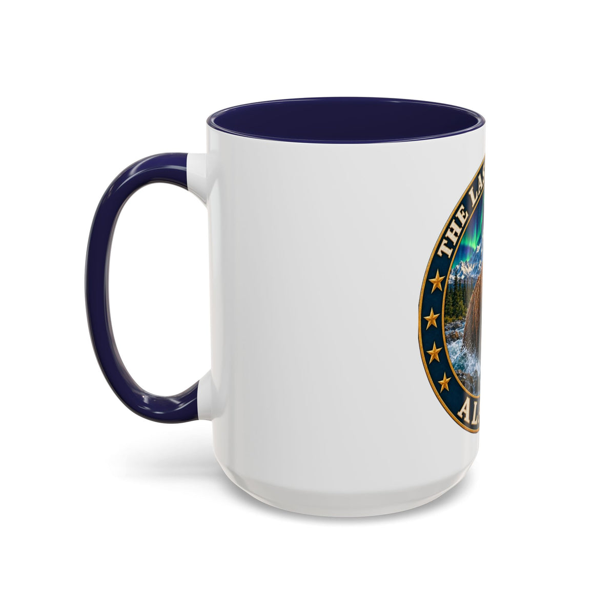 Alaska The Last Frontier Mug — Bear & Northern Lights Coffee Cup (11/15oz)