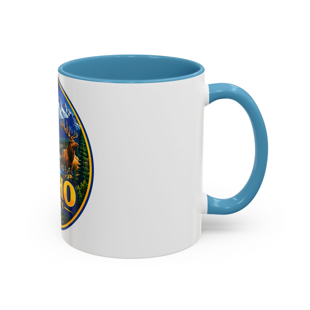 Idaho Gem State Coffee Mug — Mountain, Elk & Potato Travel Souvenir (11/15oz)
