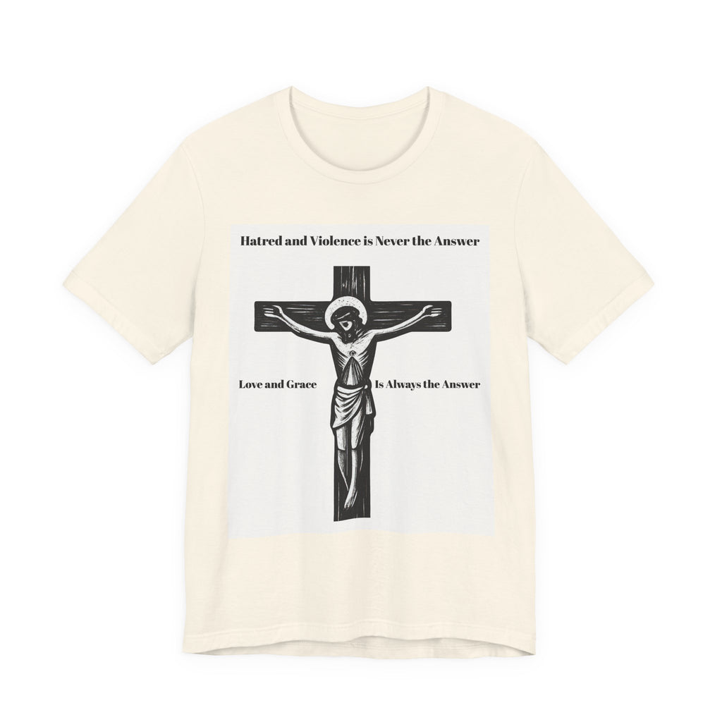 Christian faith T-shirt with Jesus crucifix graphic