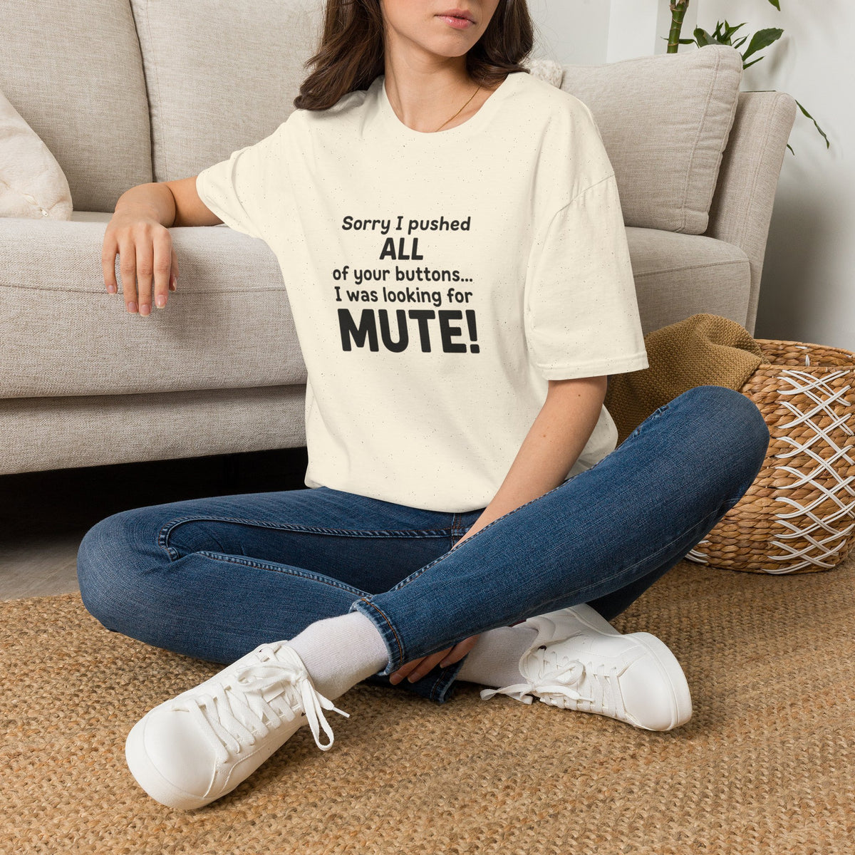 Funny "Sorry I Pushed All Your Buttons" T-Shirt