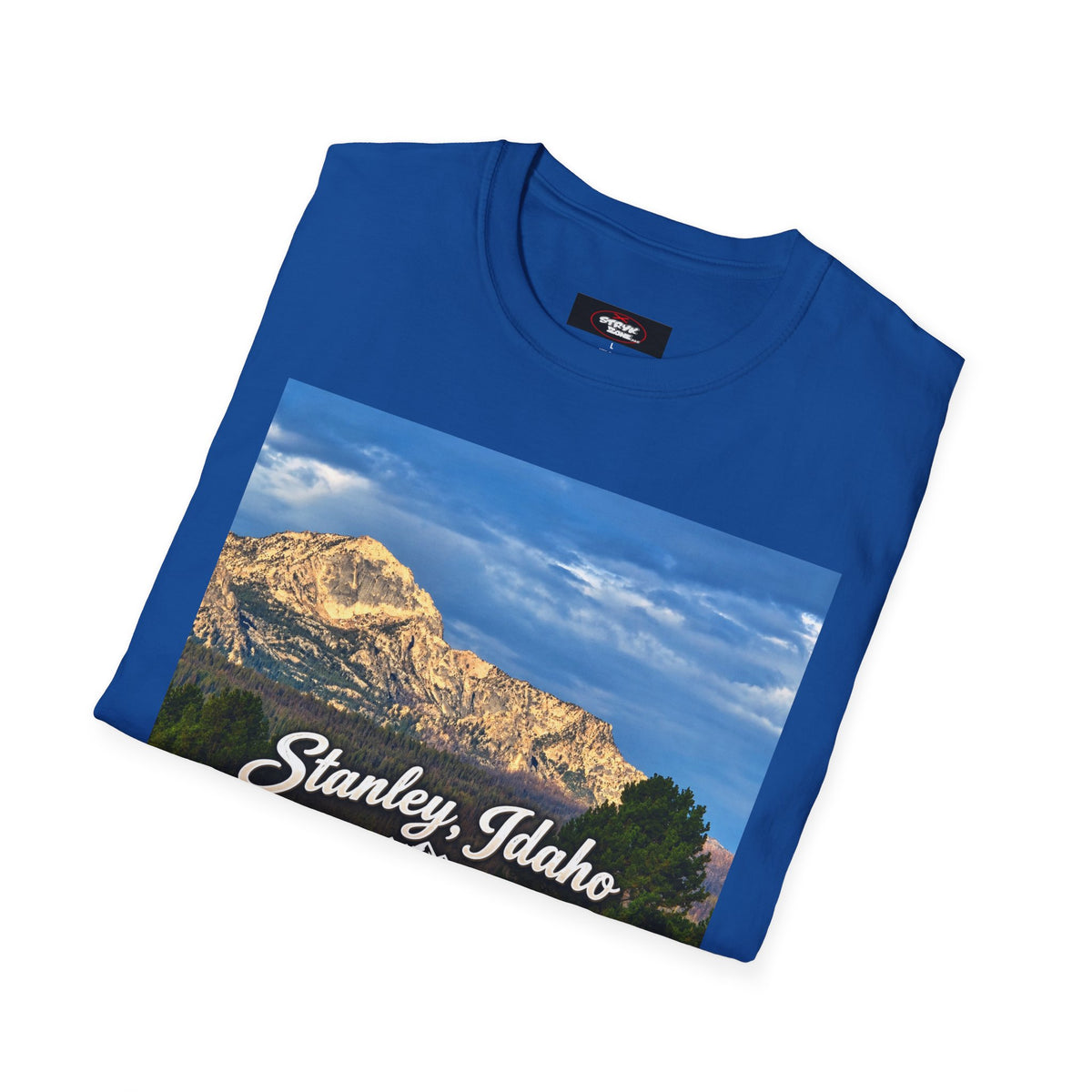 Stanley Idaho Scenic T-Shirt — Vintage Mountain Photo Tee