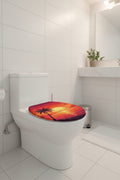 Toilet Three-Piece Set — Beautiful Sunset Bath Décor