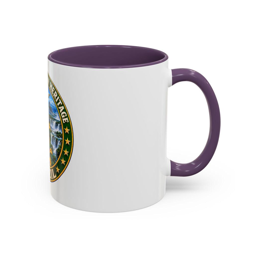 Brazil Pride Coffee Mug – "Proud Brazilian Heritage" Accent Ceramic Mug (11/15oz)