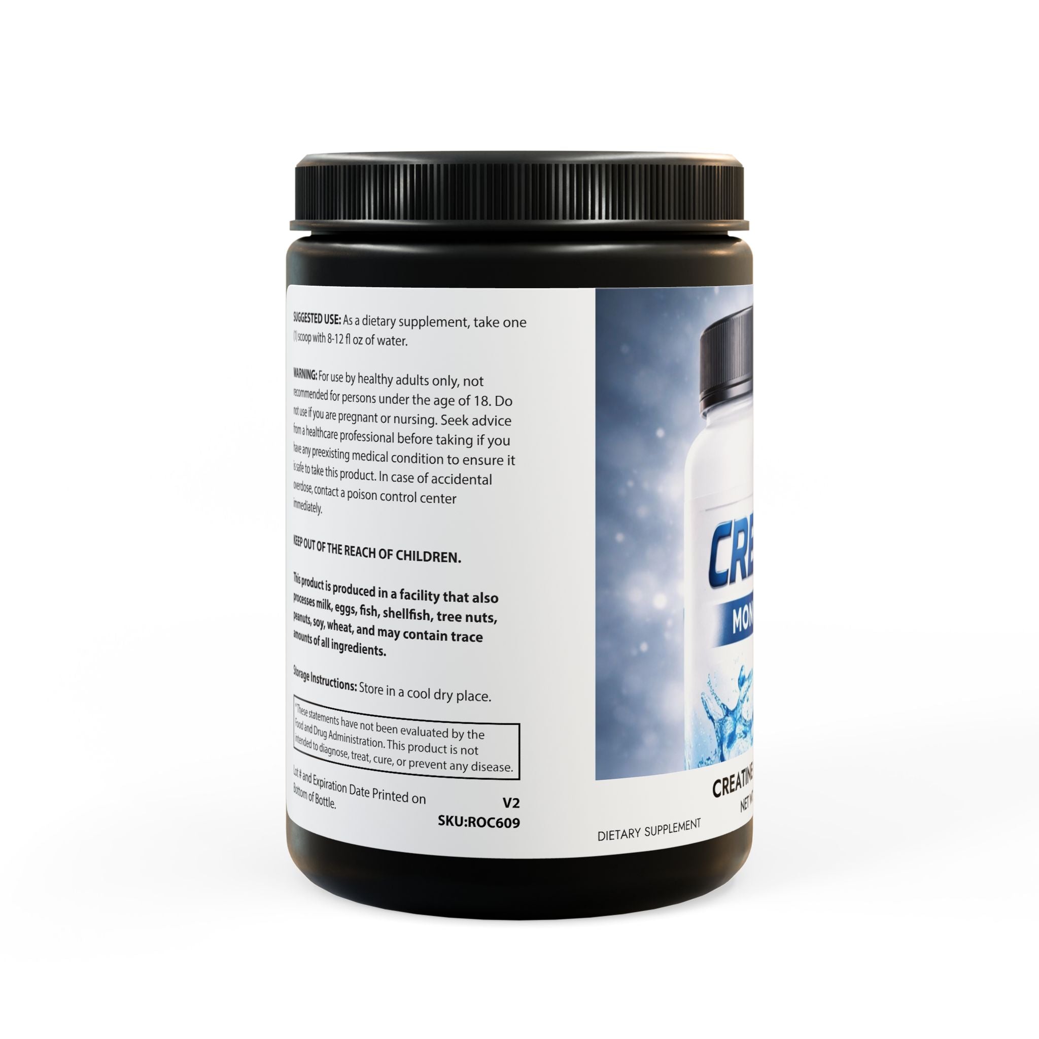 Creatine Monohydrate Supplement (300g, 10.58oz)