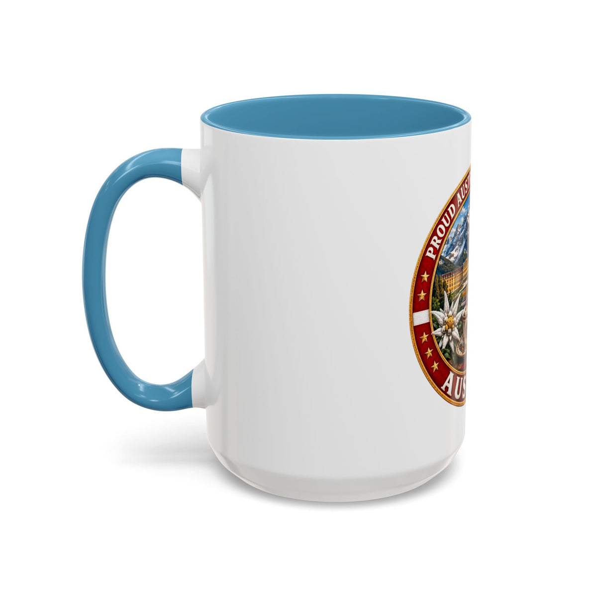 Austria Heritage Coffee Mug — Proud Austrian Heritage Accent Mug (11/15oz)