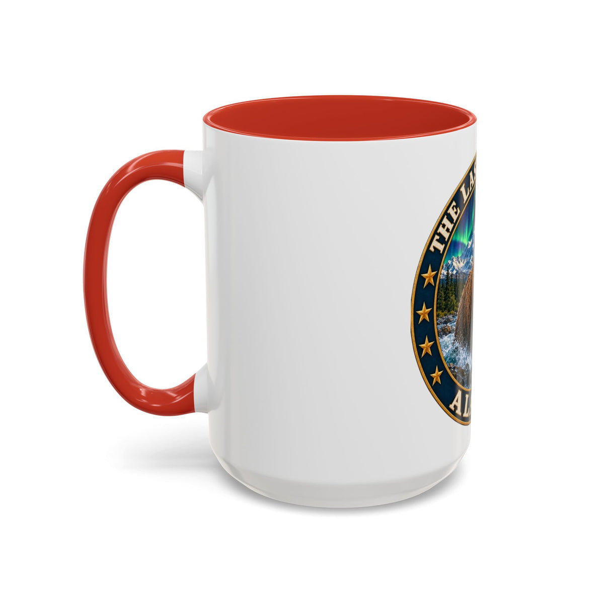 Alaska The Last Frontier Mug — Bear & Northern Lights Coffee Cup (11/15oz)