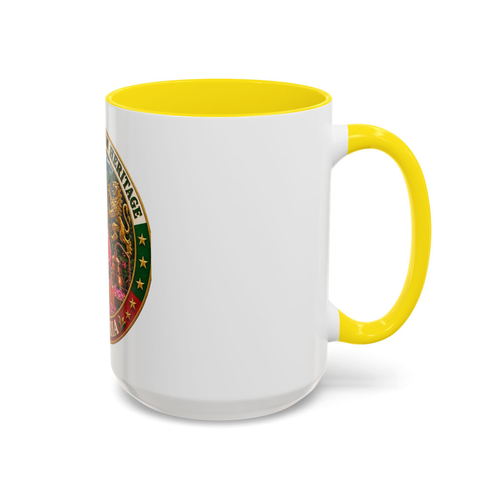 Bulgaria Pride Coffee Mug — 'Proud Bulgarian Heritage' Accent Ceramic Mug (11/15oz)