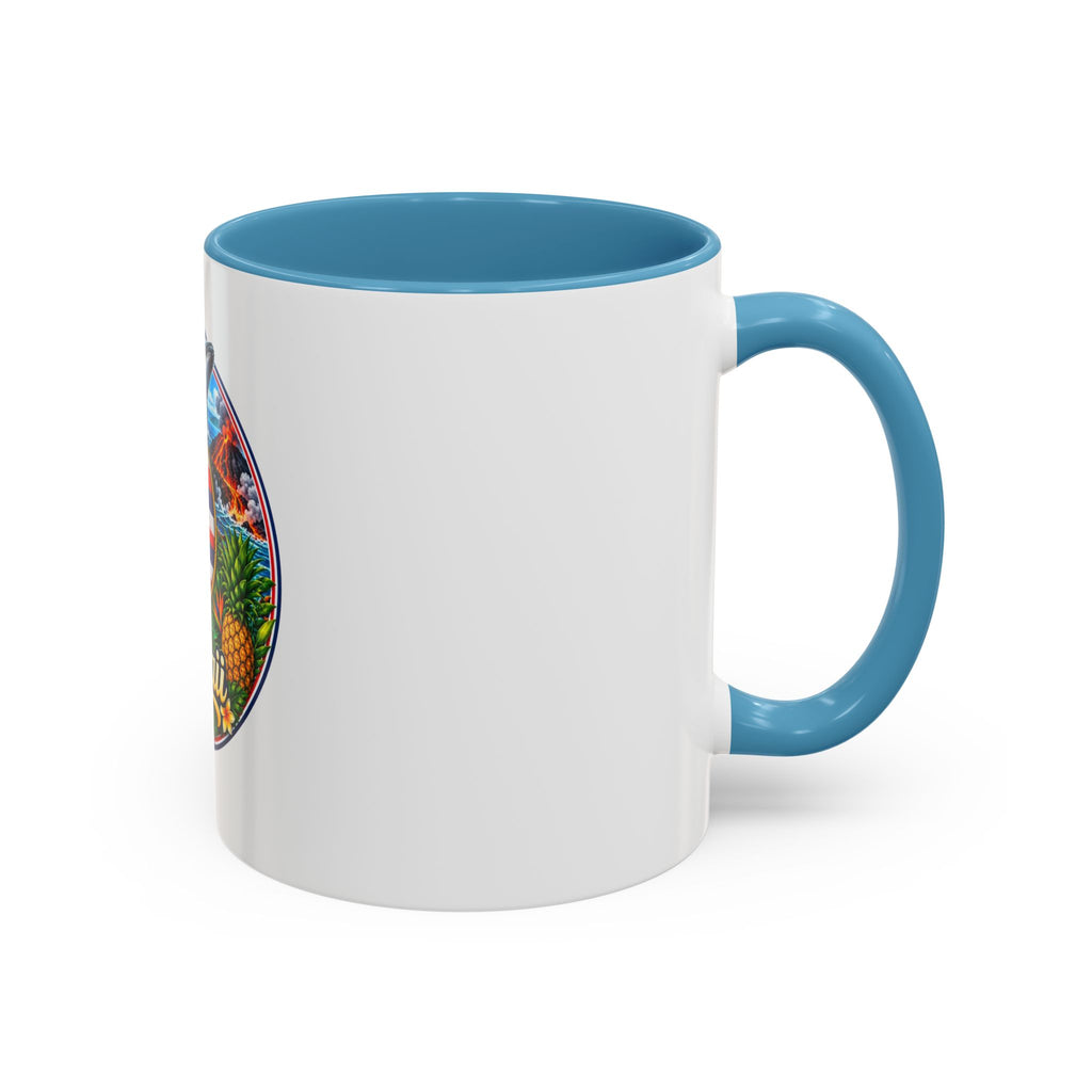 Hawaii Scenic Accent Coffee Mug - Island Seal Design (11/15 oz)