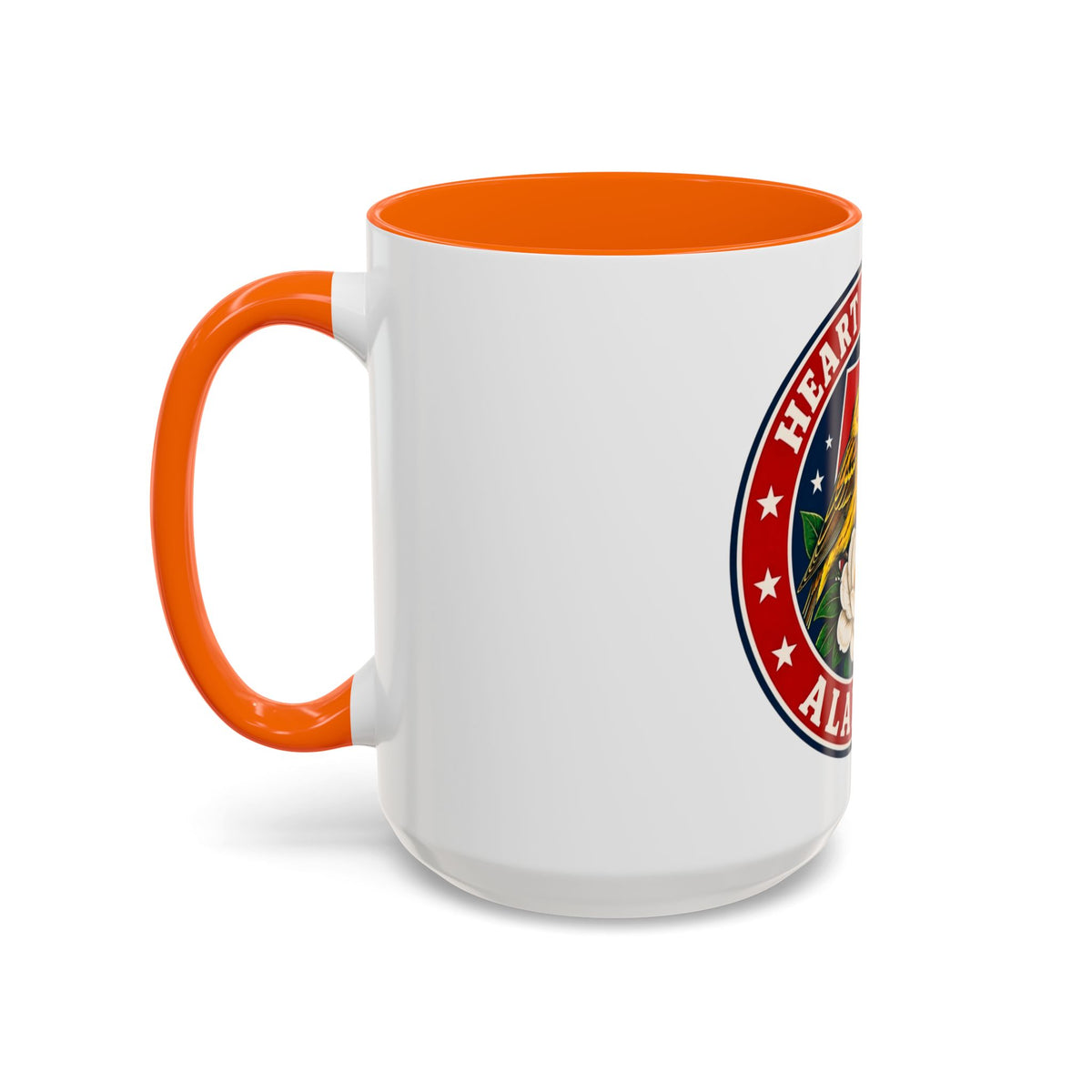 Alabama 'Heart of Dixie' Accent Coffee Mug — Magnolia & Yellowhammer State Pride