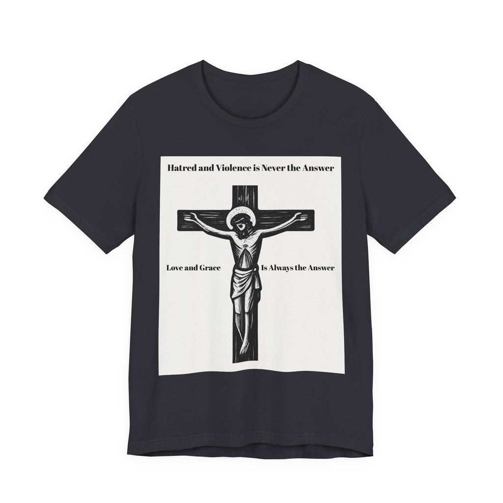 Jesus Crucifix T‑Shirt — Christian Faith Graphic Tee for Easter & Church