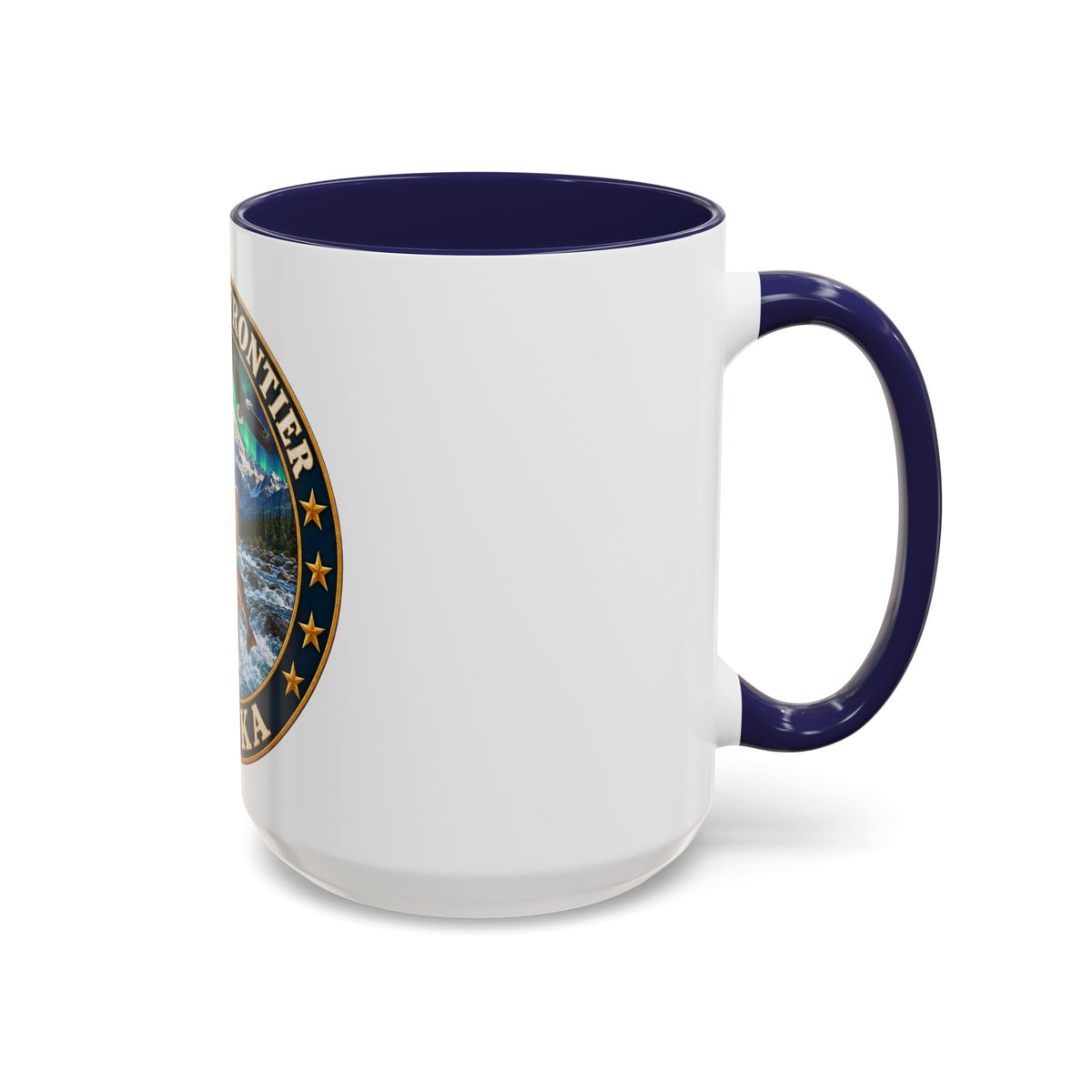 Alaska The Last Frontier Mug — Bear & Northern Lights Coffee Cup (11/15oz)