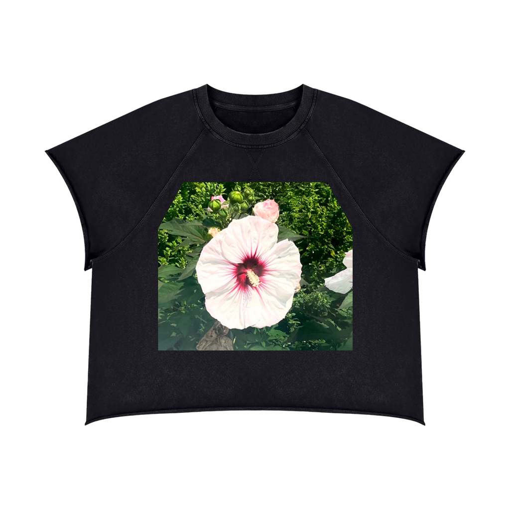 Unisex Vintage Wash Raw Edge T-Shirt