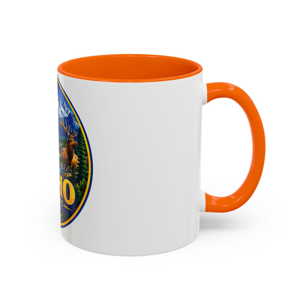 Idaho Gem State Coffee Mug — Mountain, Elk & Potato Travel Souvenir (11/15oz)