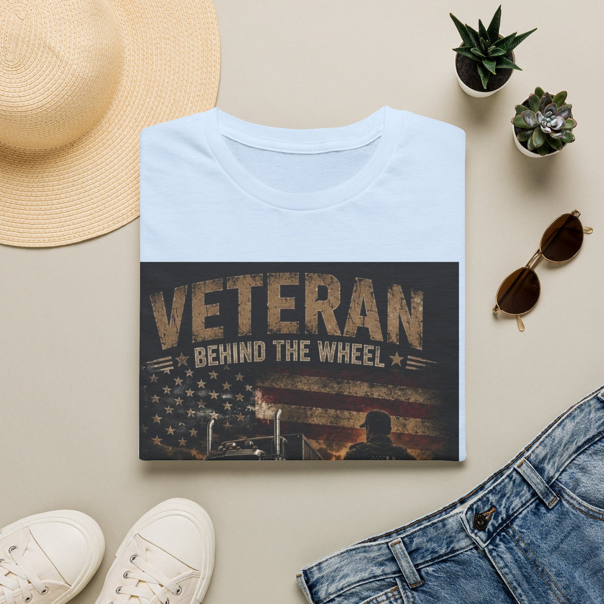 Veteran Behind the Wheel T-Shirt