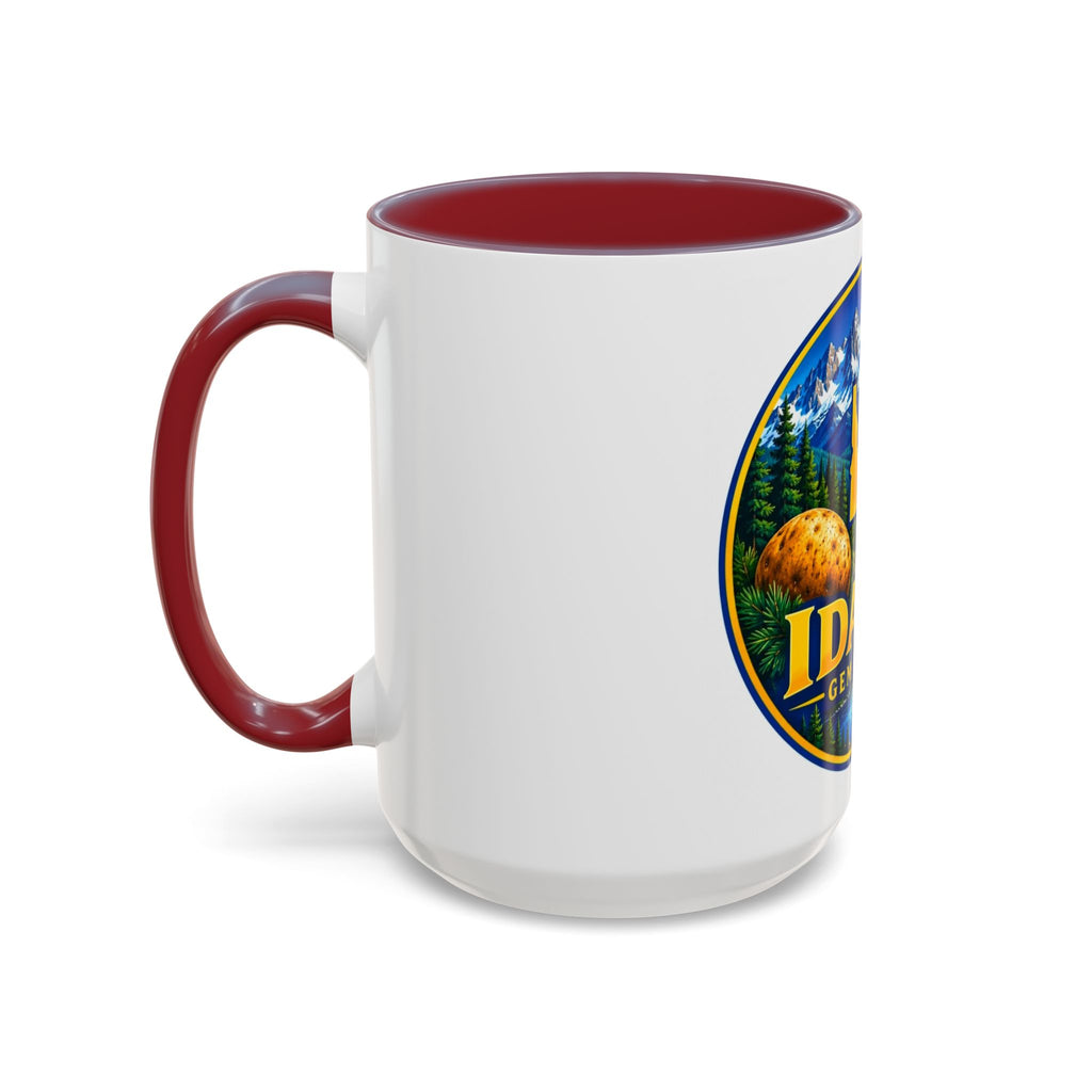 Idaho Gem State Coffee Mug — Mountain, Elk & Potato Travel Souvenir (11/15oz)