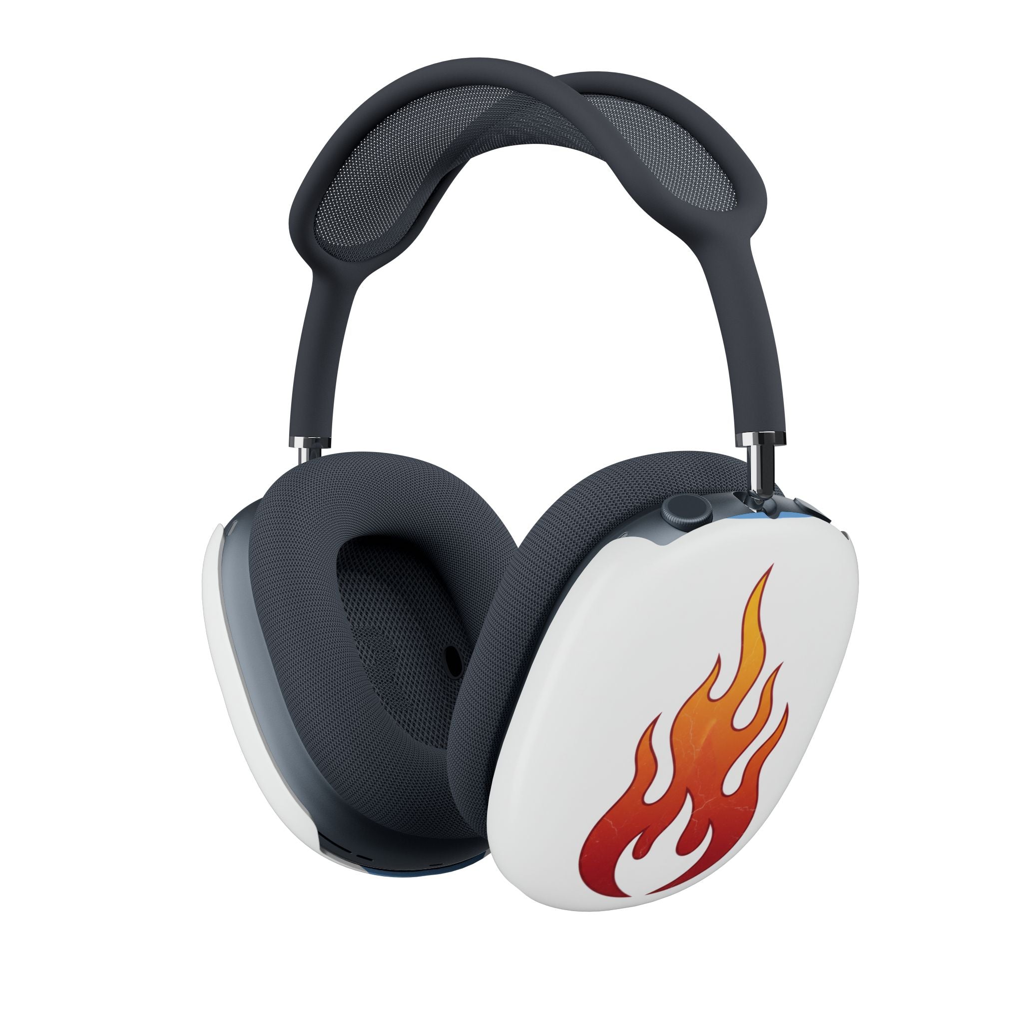 Flame Graphic AirPods Max Case — Protective Shell with Fire Design