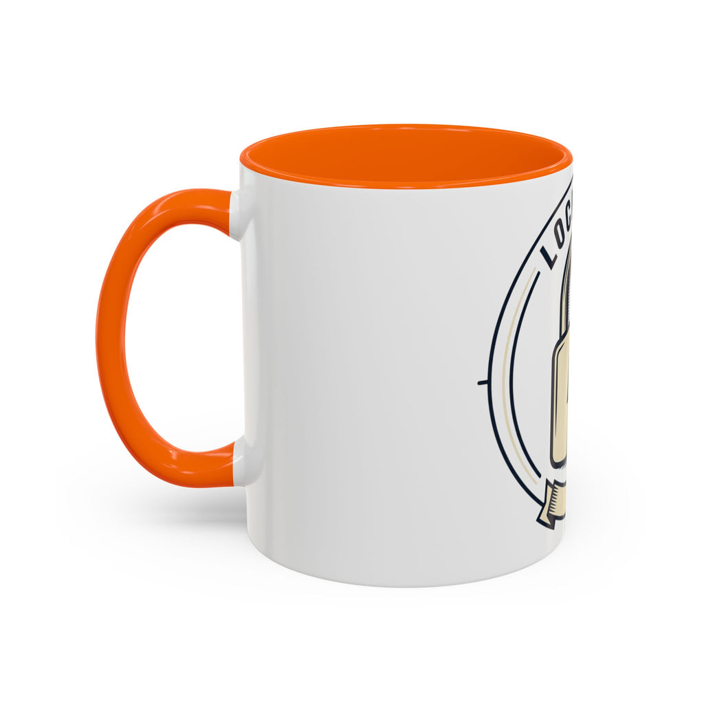 Locked In Accent Coffee Mug — 'Locked In' Motivational Coffee Cup (11/15oz)