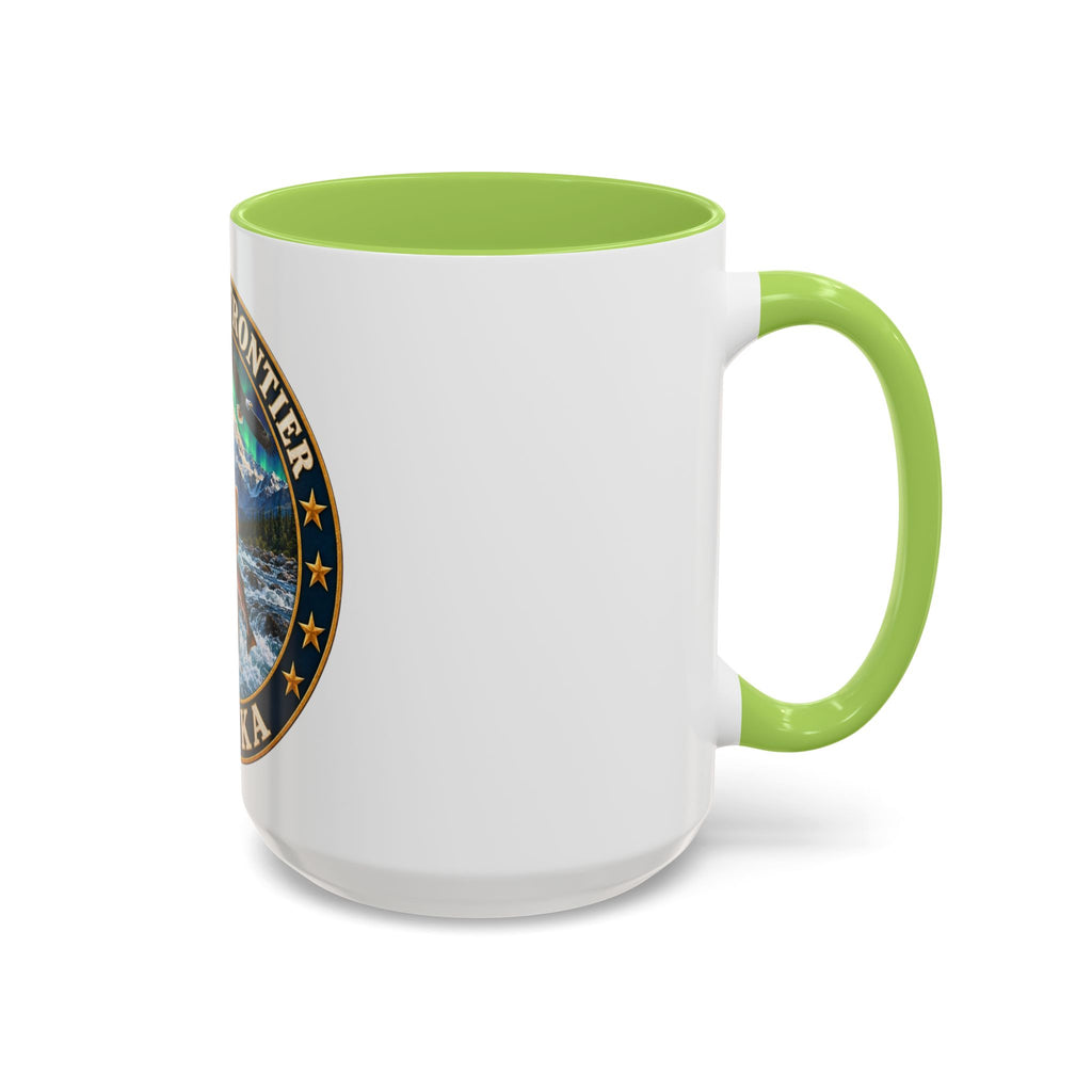 Alaska The Last Frontier Mug — Bear & Northern Lights Coffee Cup (11/15oz)