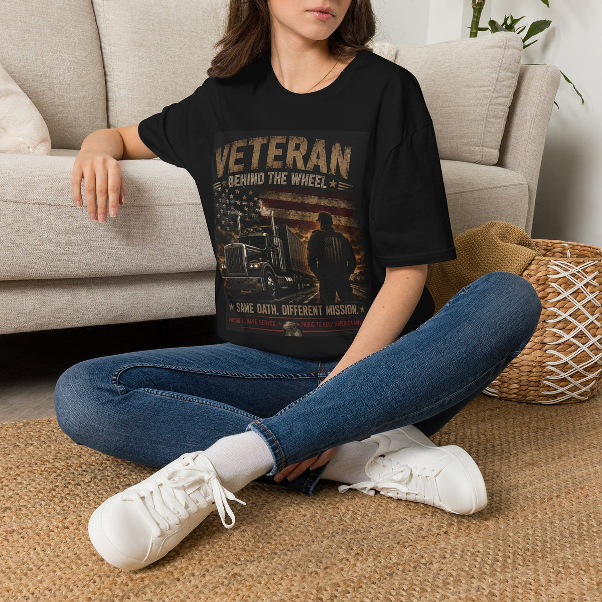 Veteran Behind the Wheel T-Shirt