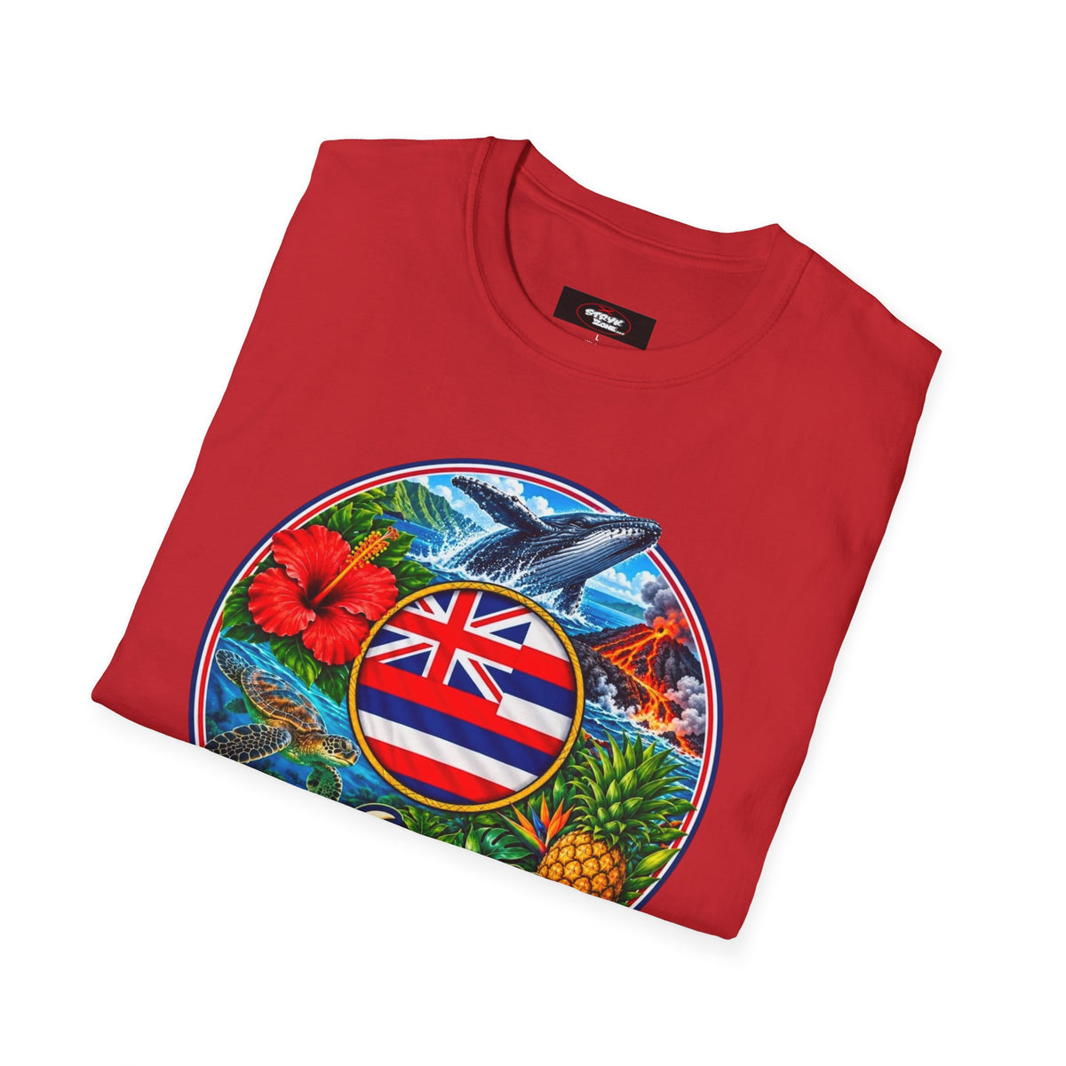 Hawaii Island Vintage Badge T‑Shirt