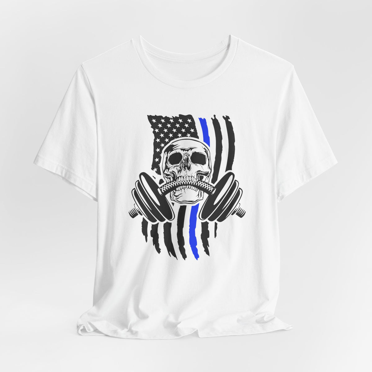 Amplified Skull Barbell Tee