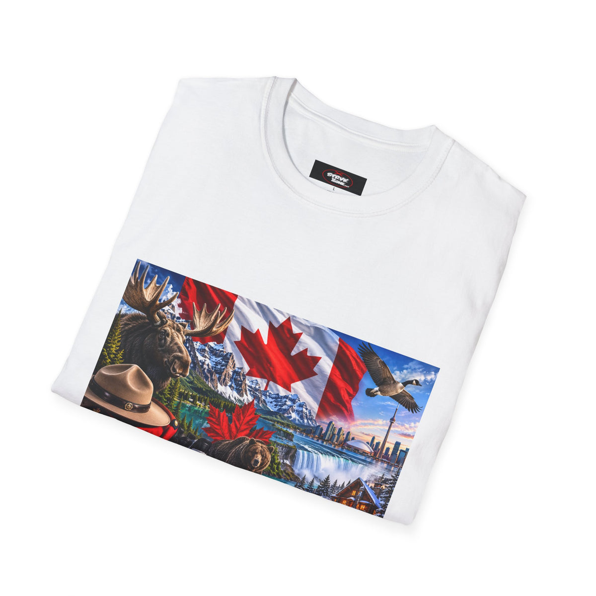 Canada Pride T-Shirt – Maple Leaf Landscape Graphic Tee