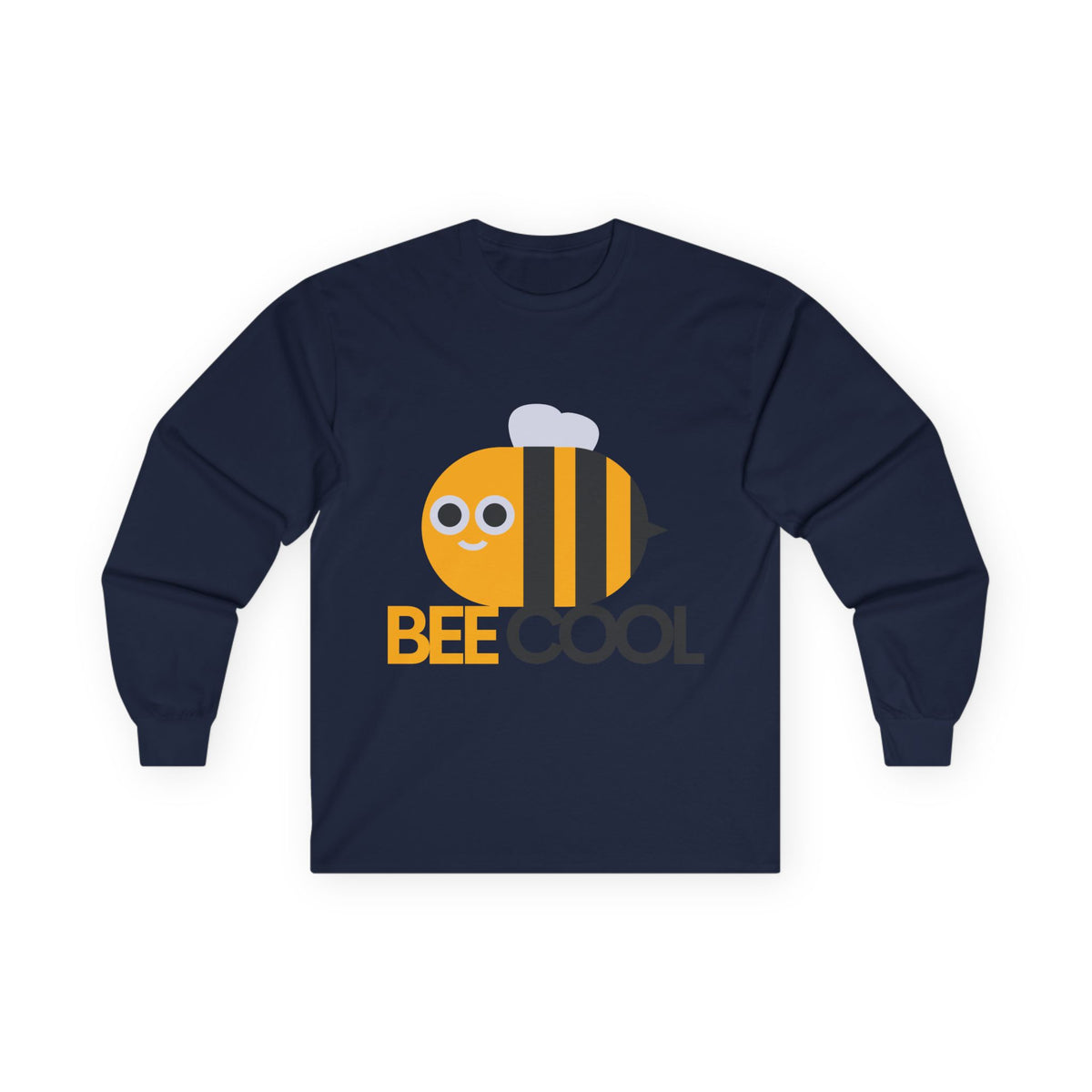 Bee Cool Long Sleeve Tee — Cute Bumblebee Graphic Shirt