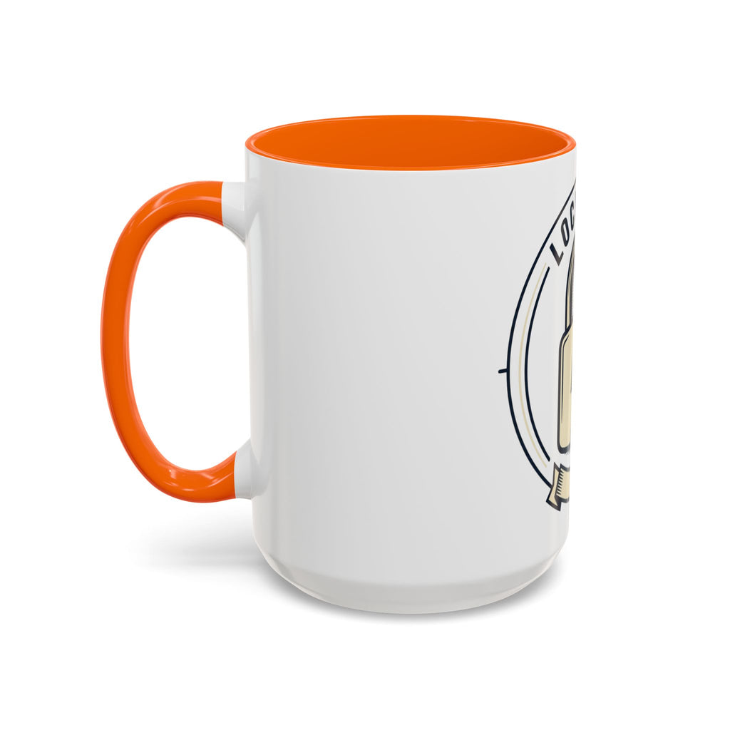 Locked In Accent Coffee Mug — 'Locked In' Motivational Coffee Cup (11/15oz)