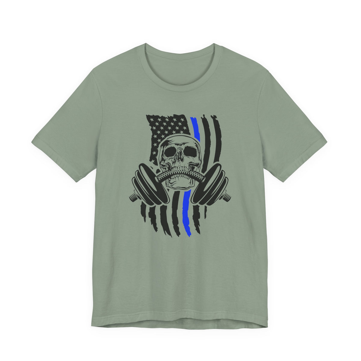 Amplified Skull Barbell Tee