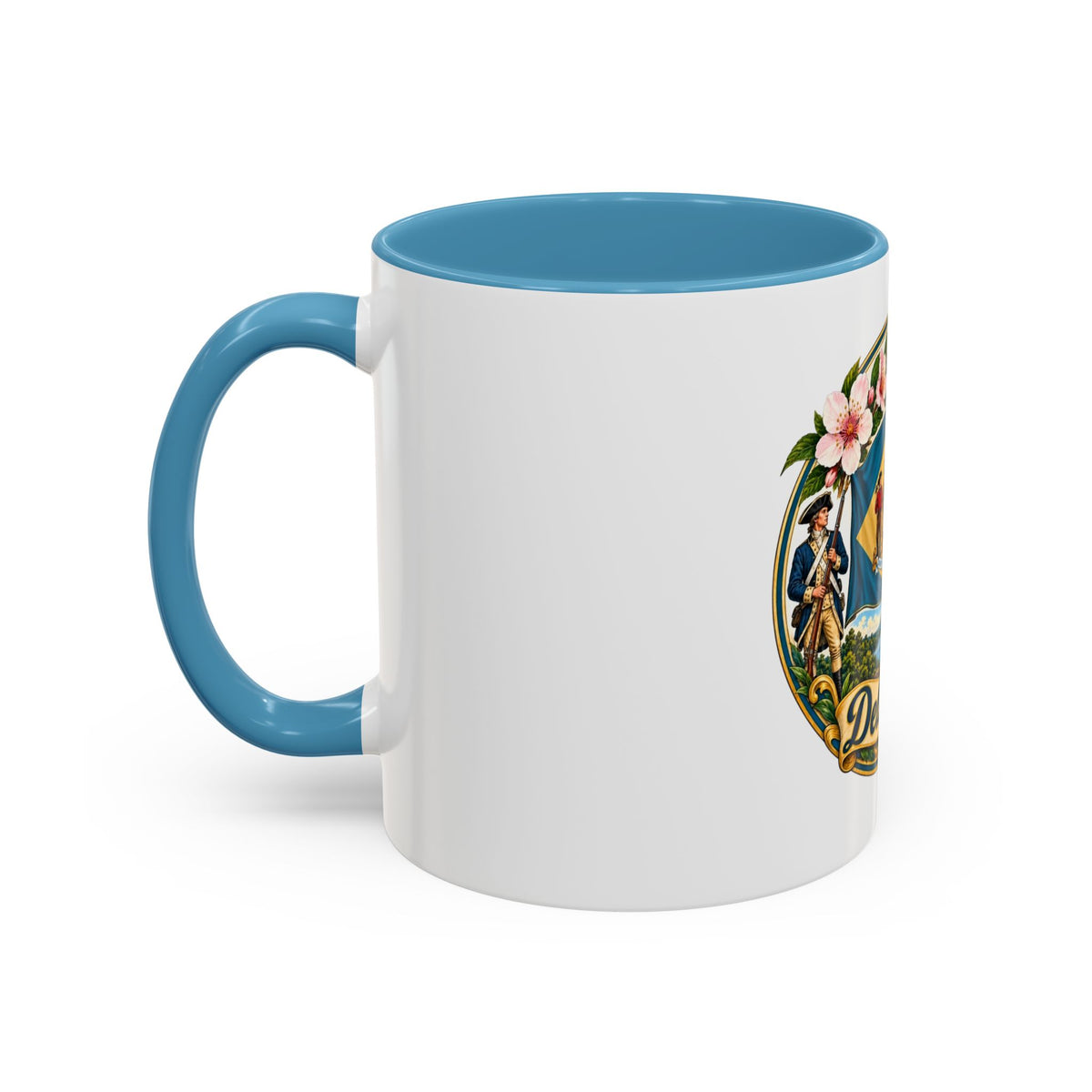 Delaware State Seal Accent Coffee Mug – 11/15oz