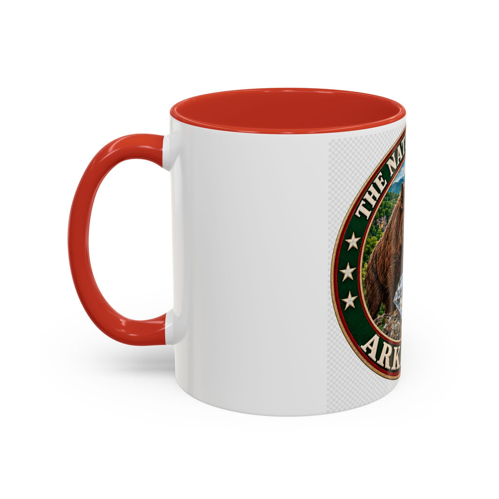 Arkansas State Mug - "The Natural State" Wild Boar, Diamond & Apple Blossom Coffee Cup (11/15oz)