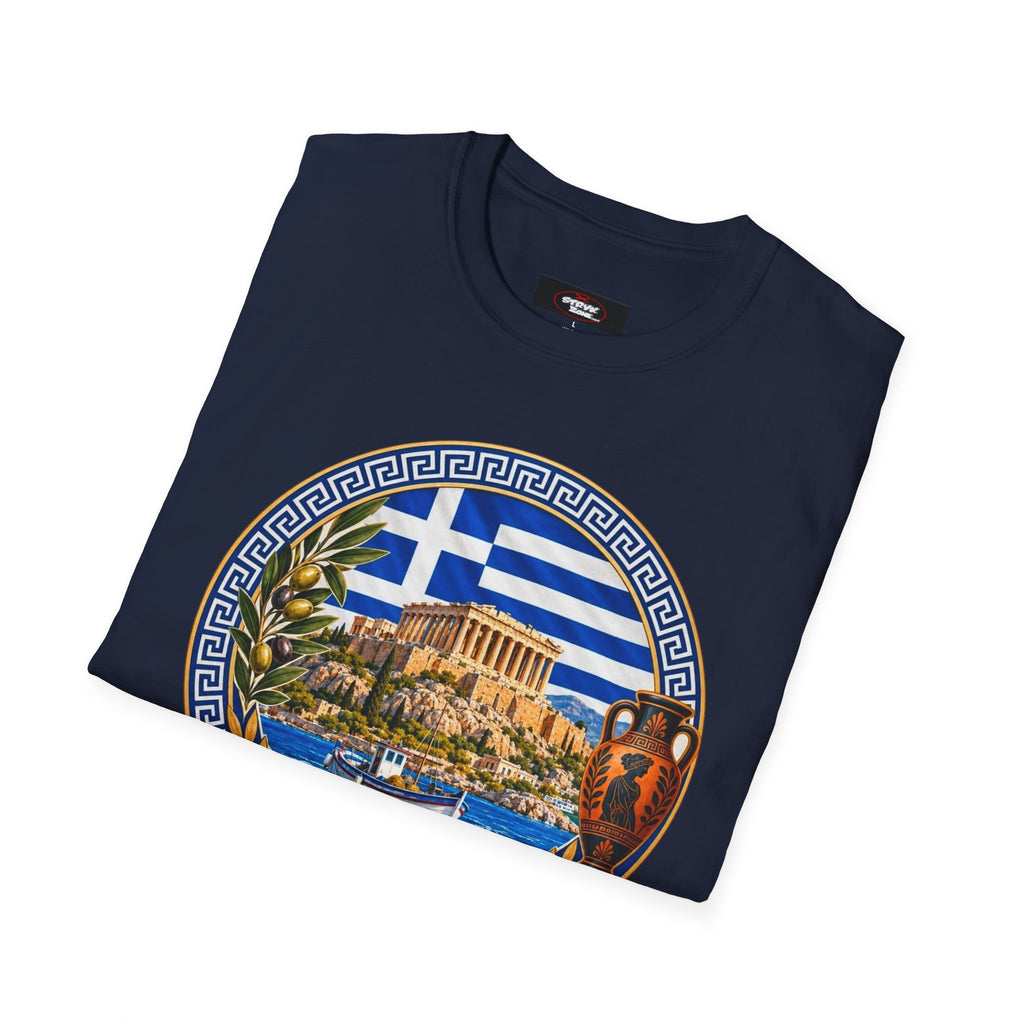 Greece Vintage Travel T-Shirt — Athens Parthenon Souvenir Tee