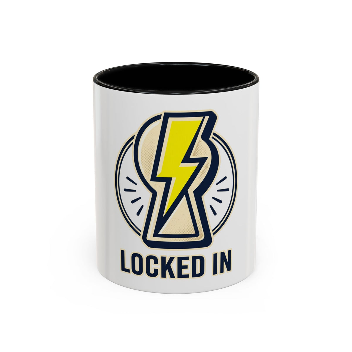 Locked In Accent Coffee Mug — 11/15 oz