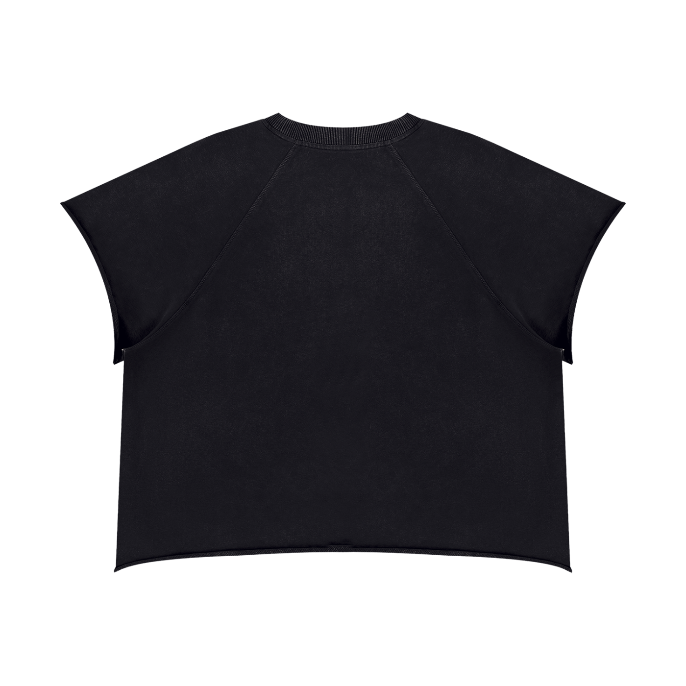 Unisex Vintage Wash Raw Edge T-Shirt