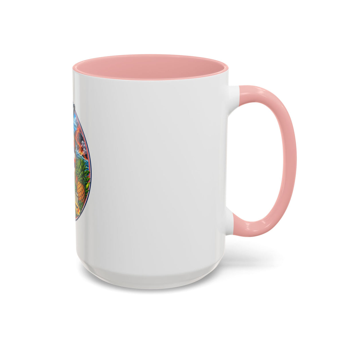 Hawaii Scenic Accent Coffee Mug - Island Seal Design (11/15 oz)