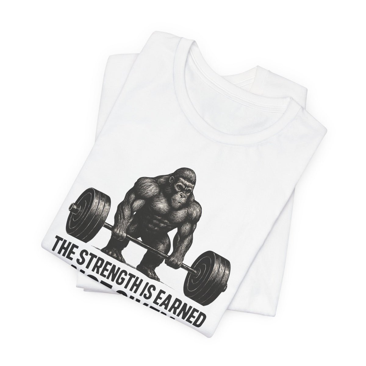 Iron-Willed Barbell Graphic Tee