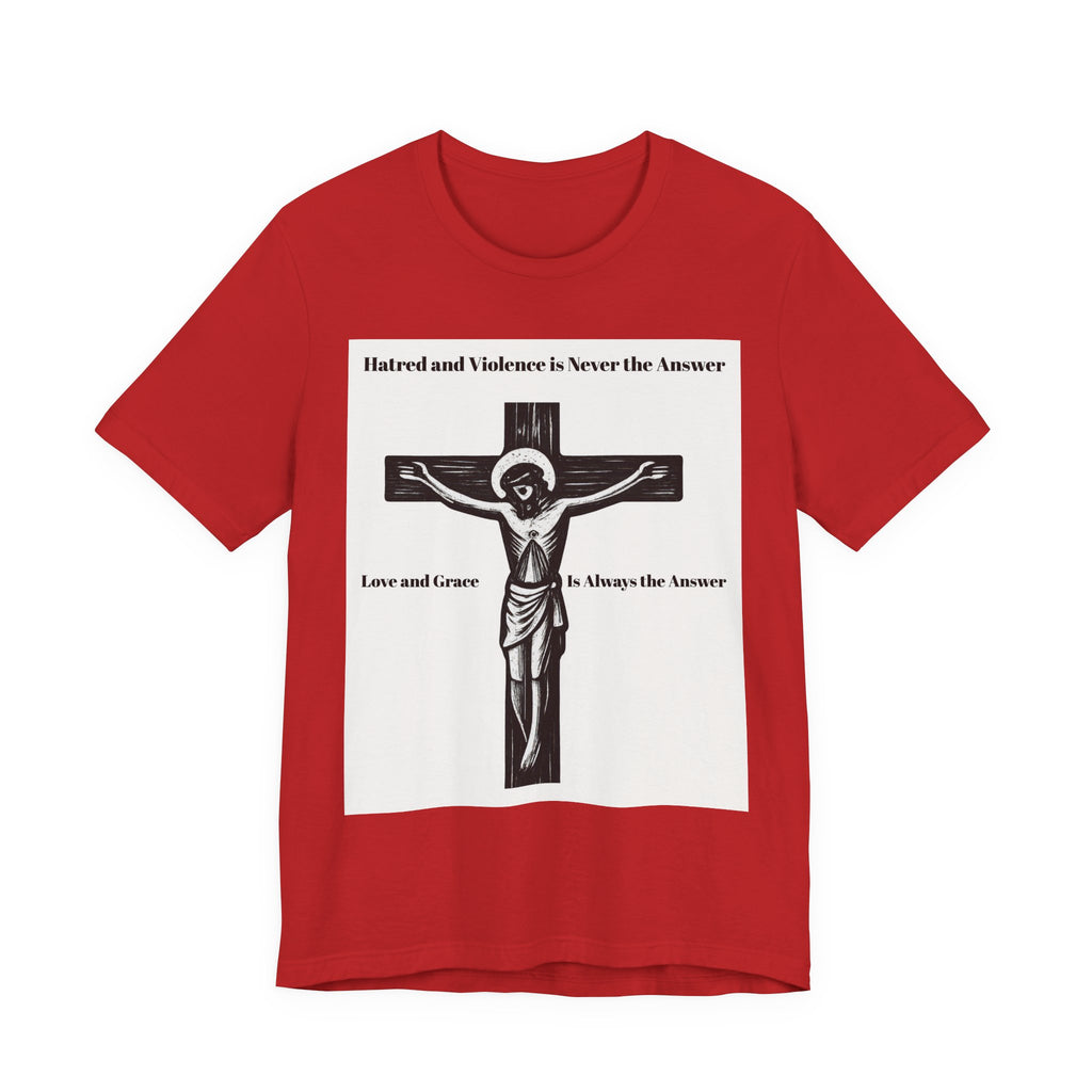 Jesus Crucifix T‑Shirt — Christian Faith Graphic Tee for Easter & Church