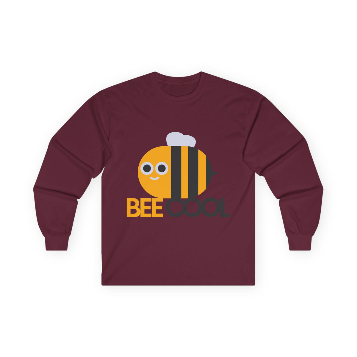 Bee Cool Long Sleeve Tee — Cute Bumblebee Graphic Shirt