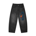 Men's Sunfade Vintage Wash Barrel Leg Jeans