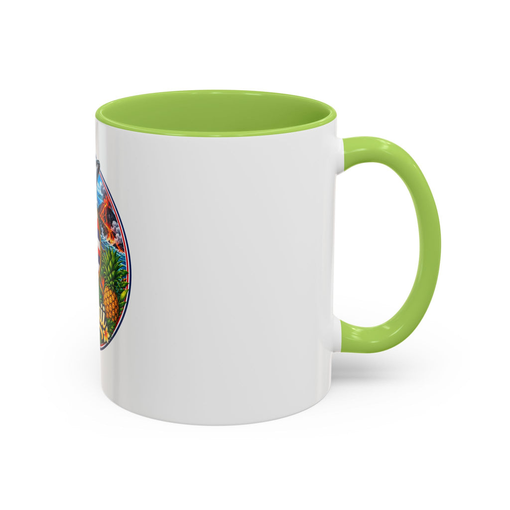 Hawaii Scenic Accent Coffee Mug - Island Seal Design (11/15 oz)