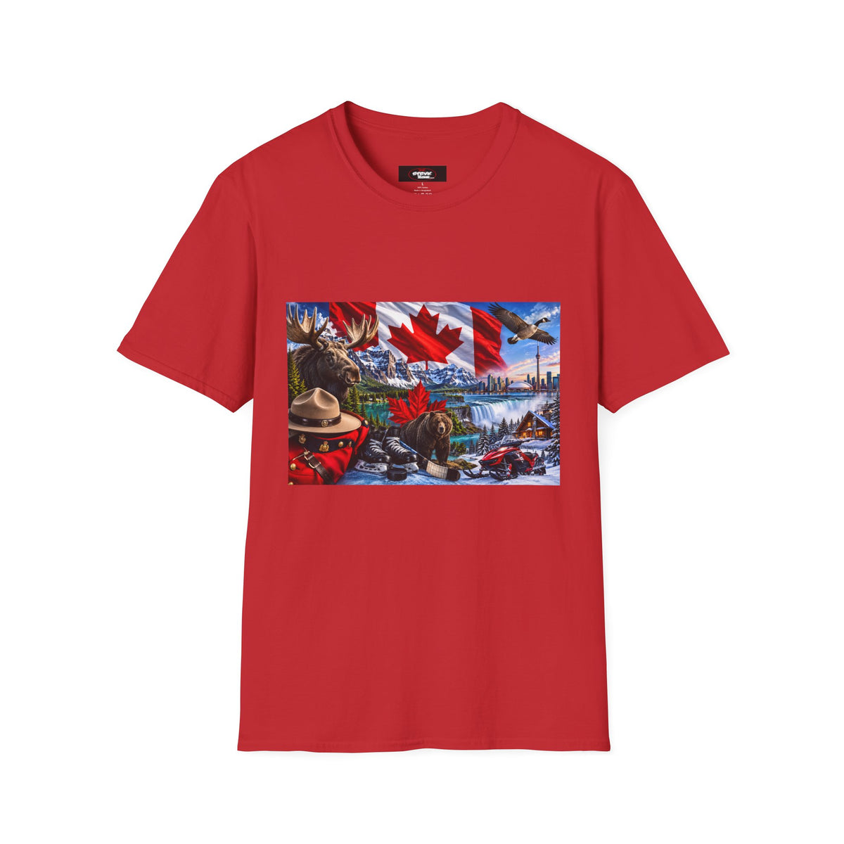 Canada Pride T-Shirt – Maple Leaf Landscape Graphic Tee