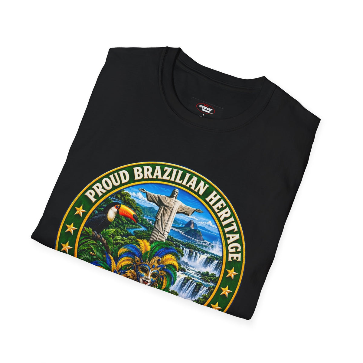 Brazil Heritage T-Shirt — Proud Brazilian Heritage Graphic Tee