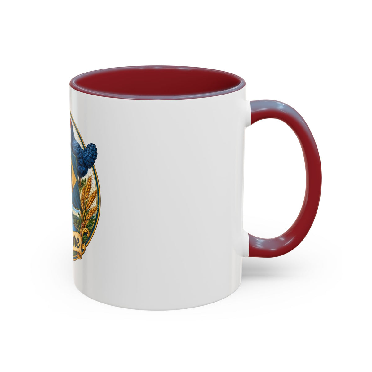 Delaware State Seal Accent Coffee Mug – 11/15oz