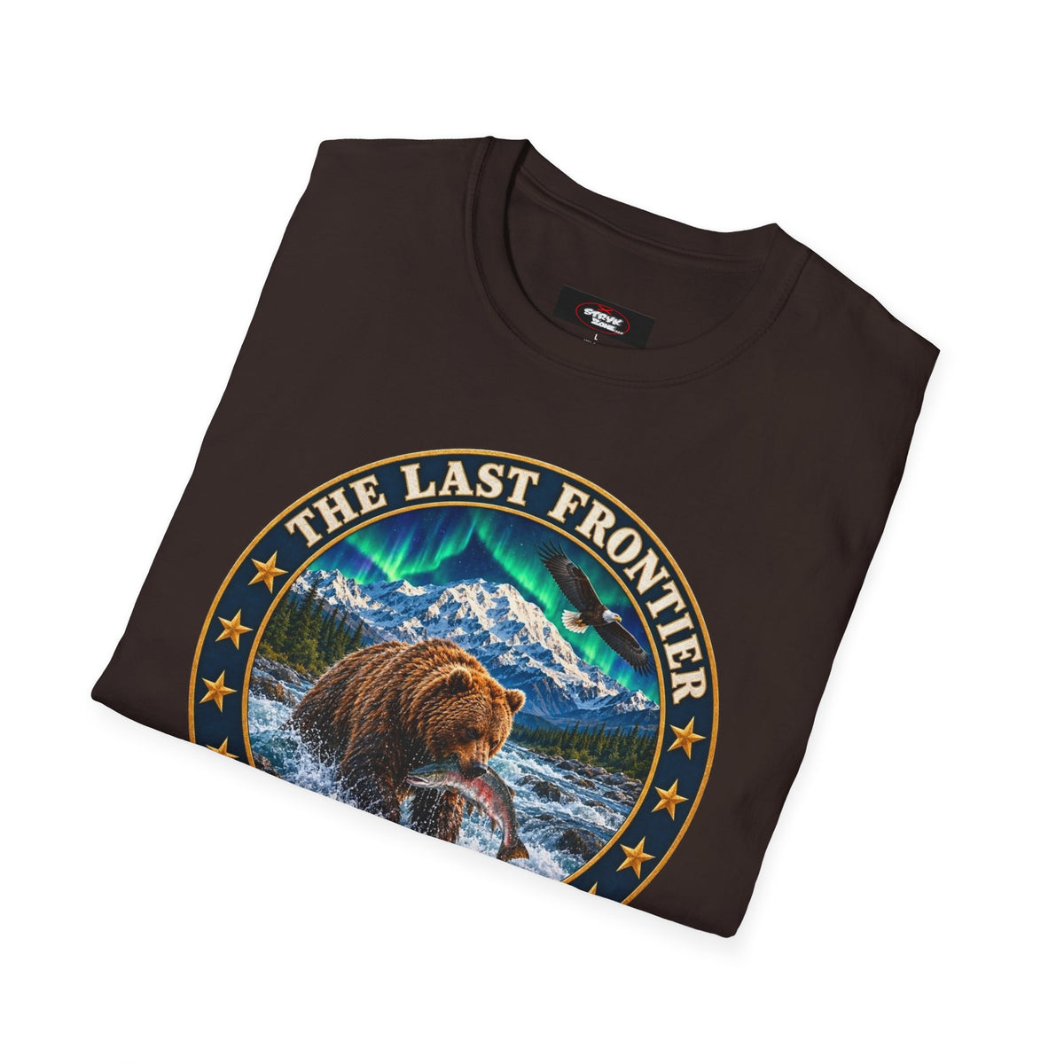 Alaska Bear T-Shirt — "The Last Frontier" Wilderness Graphic Tee