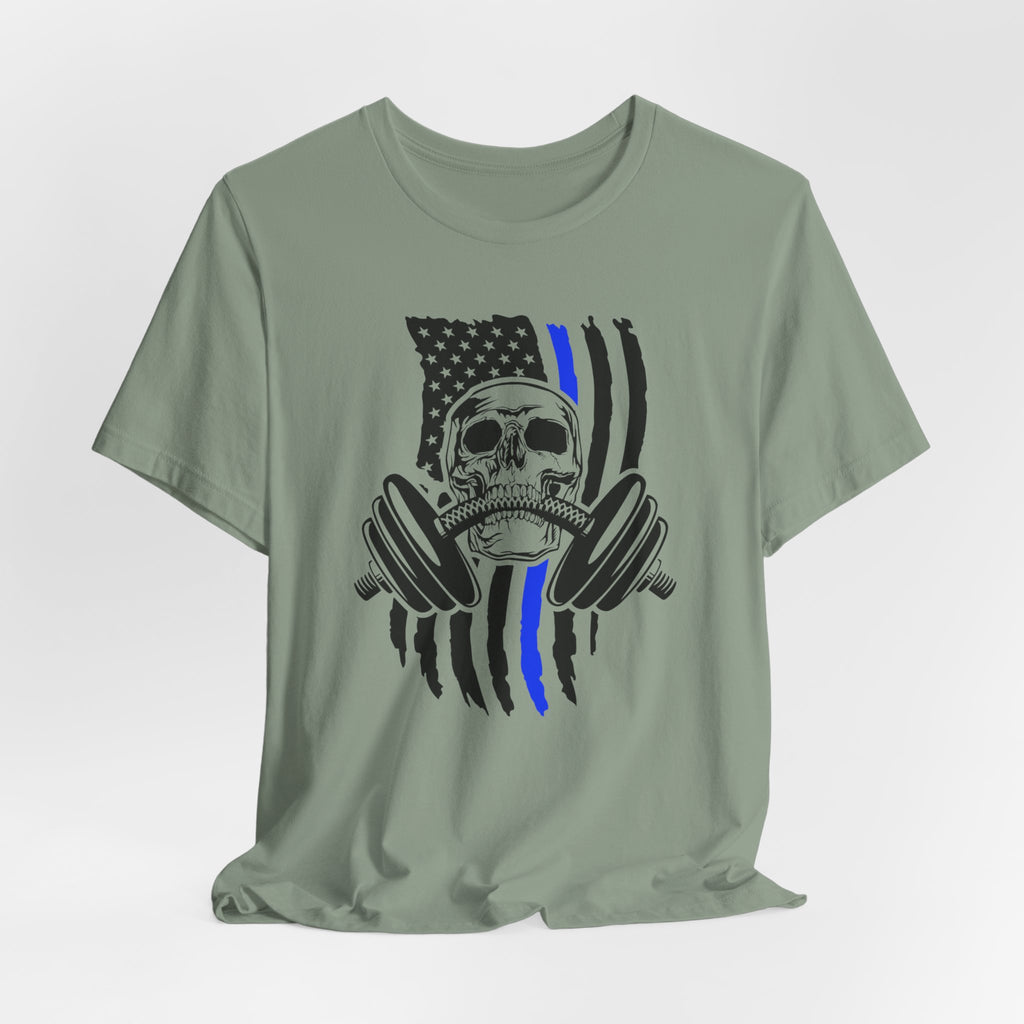 Amplified Skull Barbell Tee