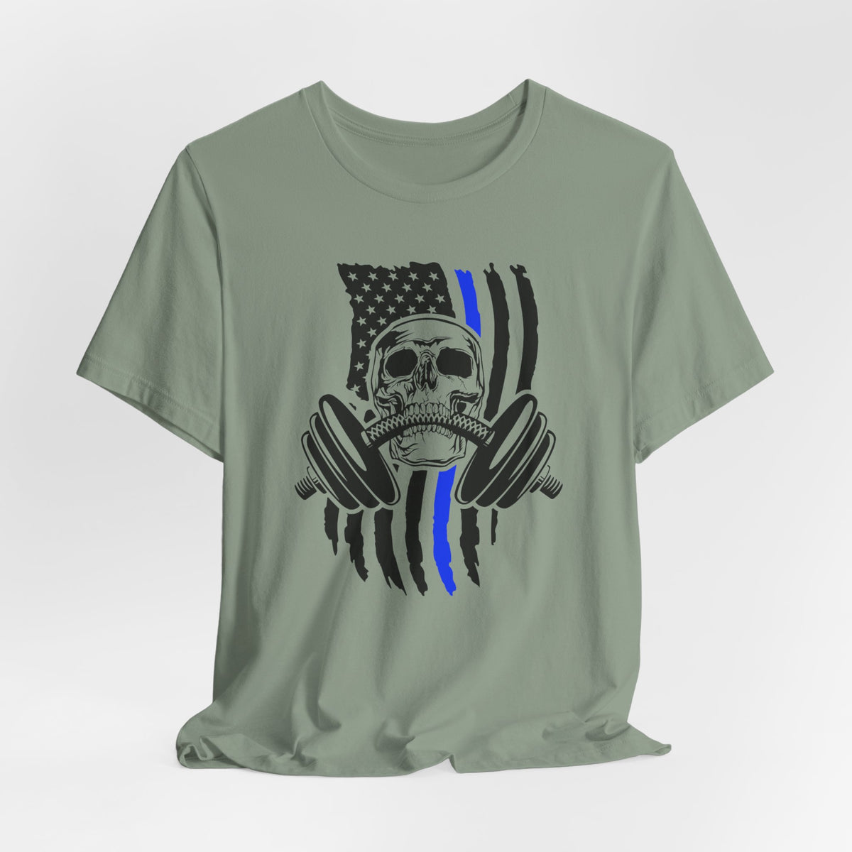 Amplified Skull Barbell Tee